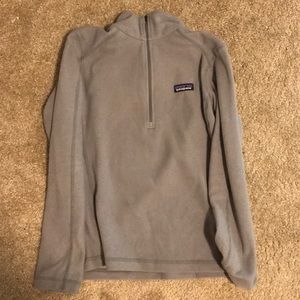 Grey Patagonia 3/4 zip sweater. Barely worn